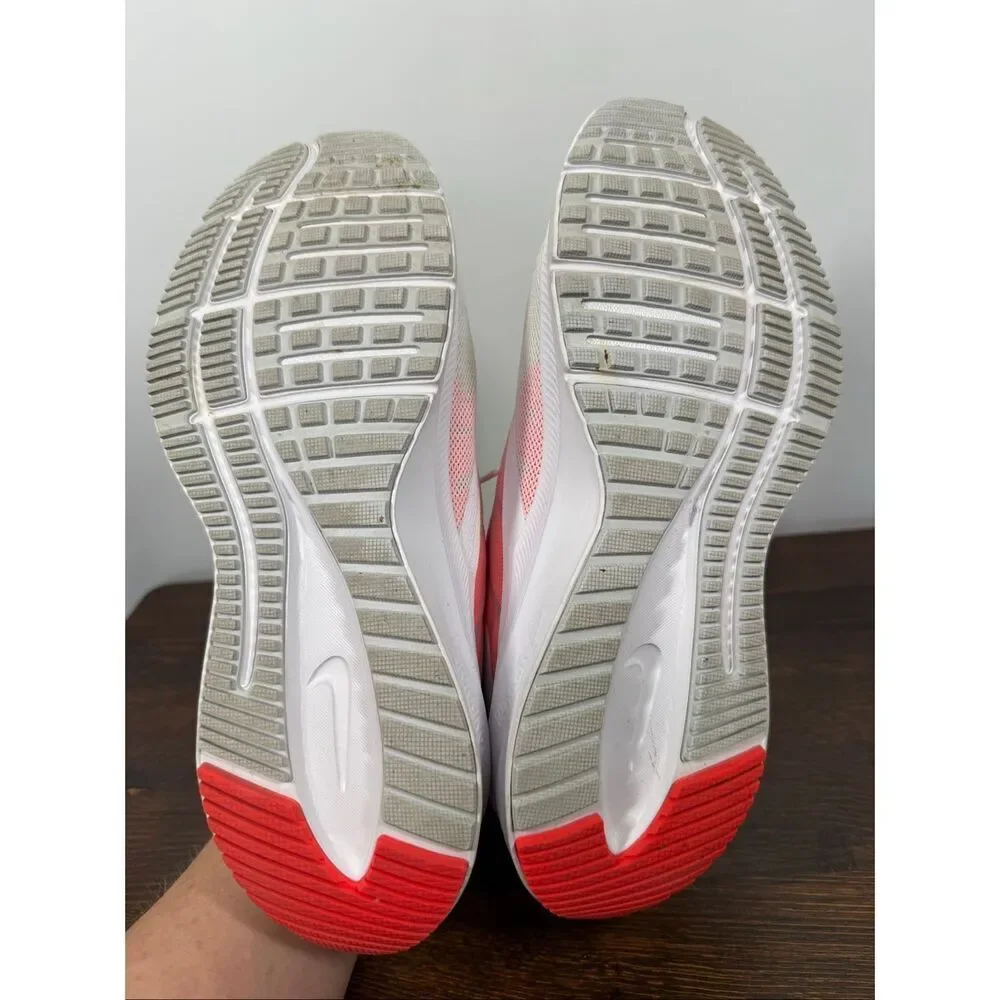 Nike Women’s white silver orange athletic shoe size 8.5